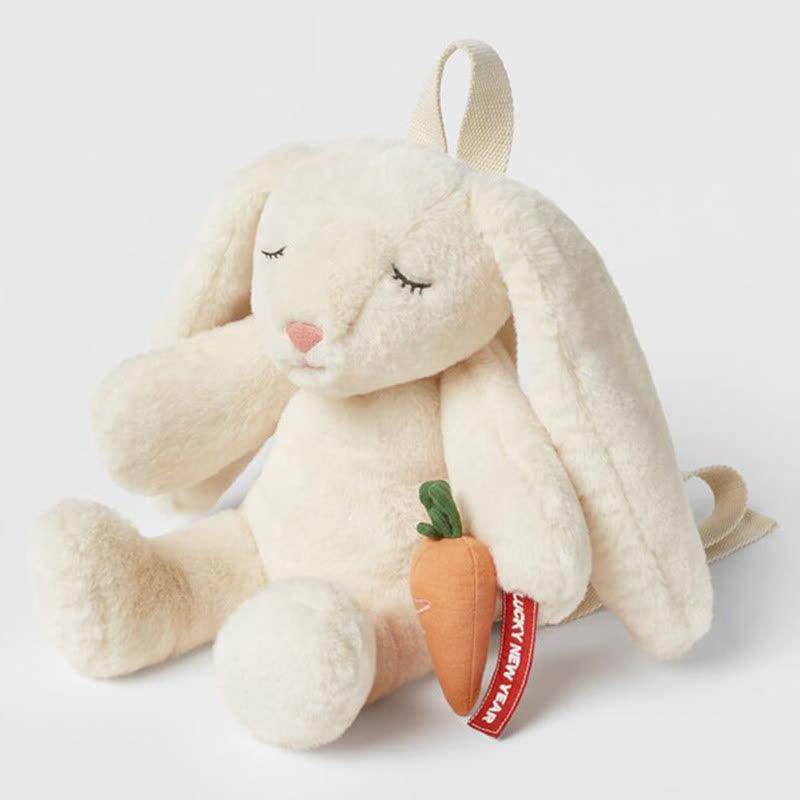 Bunny Carrot Plush Embroidery Backpack  |   Backpack Backpack Backpack