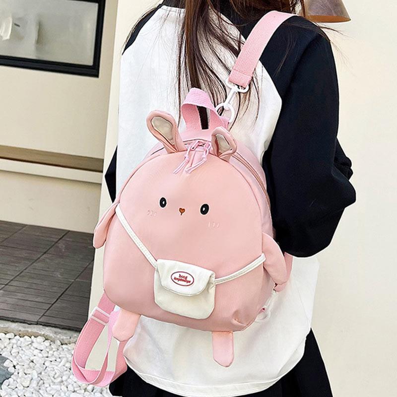 Bunny Letter Embroidery Backpack  |   Backpack Backpack Backpack