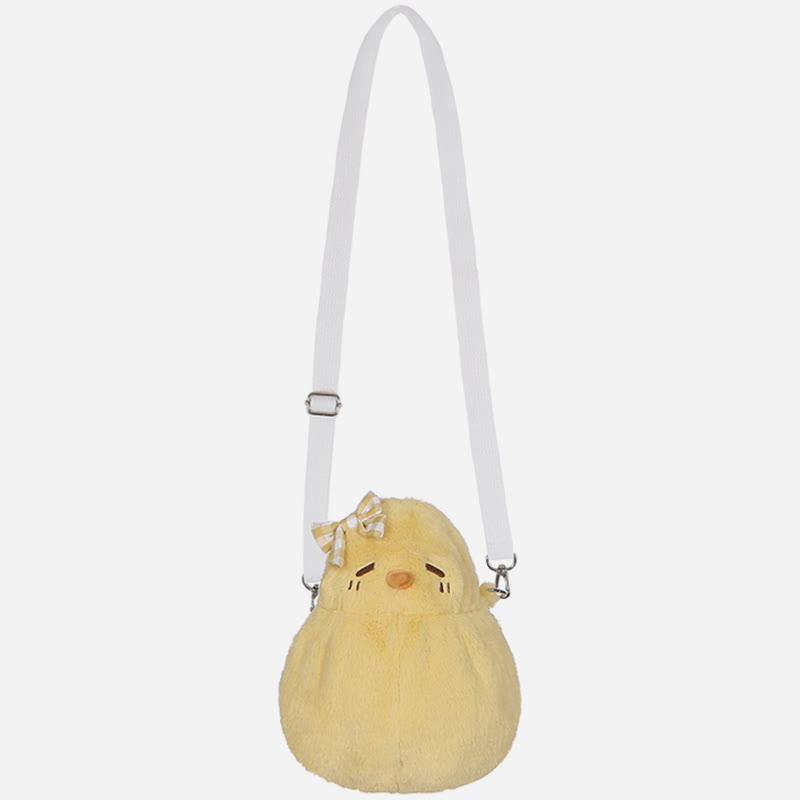 Cartoon Chick Plush Crossbody Bag  |   Crossbody Bag Bags Crossbody Bag