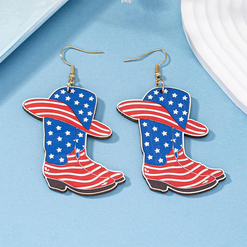 Chic Boots Decoration Wooden Earrings  |   Jewelry Accessories Jewelry