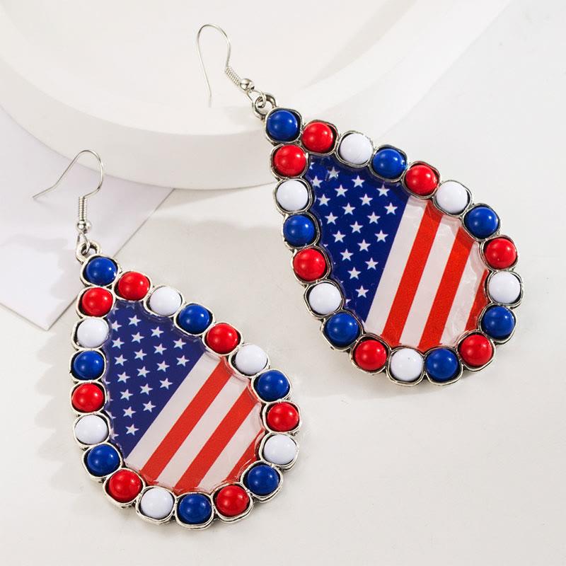 Chic Flag Decoration Alloy Earrings  |   Jewelry Accessories A