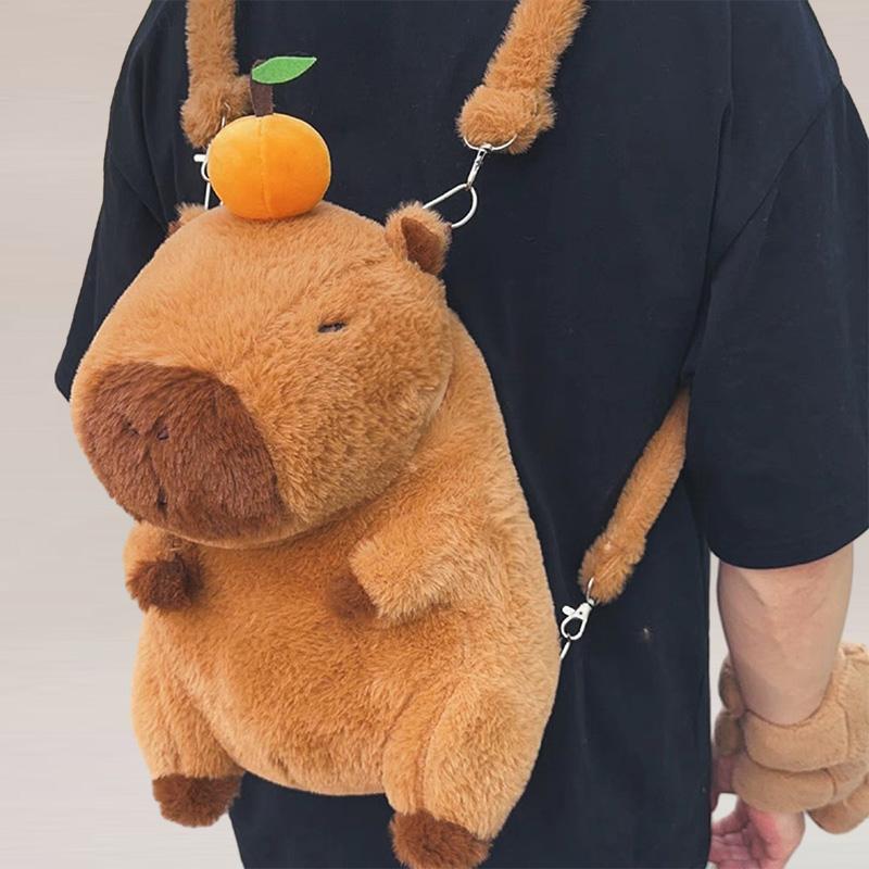 Cute Capybara Plush Backpack  |   Backpack Backpack Backpack