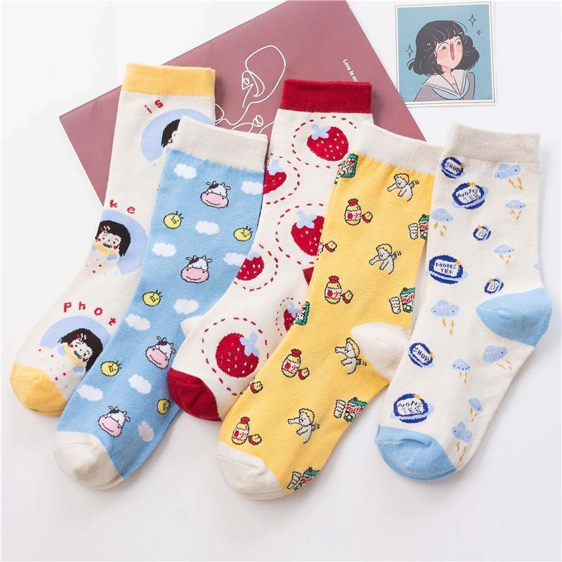 Cute Cartoon Colorful Socks  |   Socks Accessories A