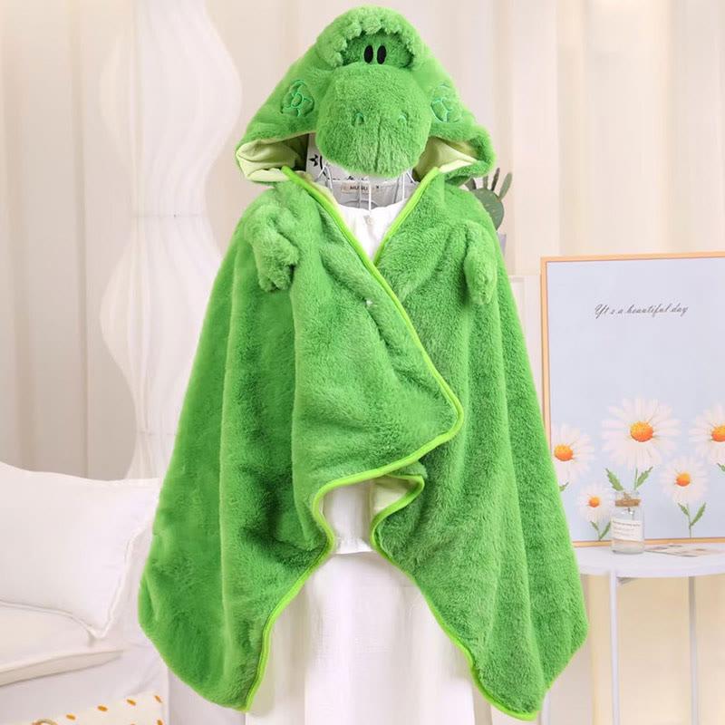 Cute Dinosaur Plush Toy Blanket  |   Pajamas Clothing A