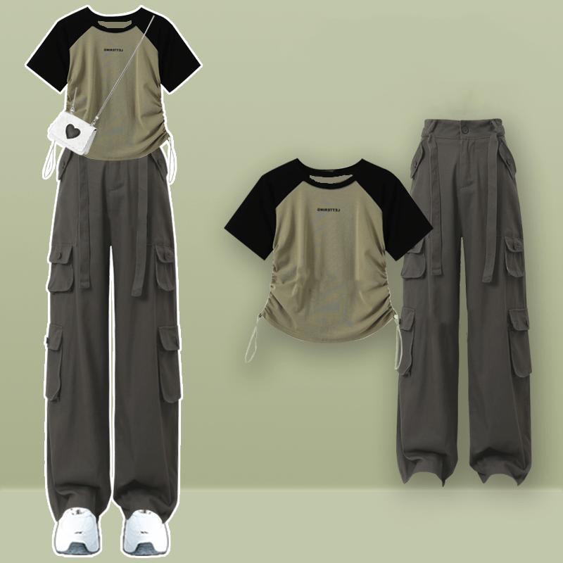 Drawstring Shirt Cargo Pants  |   Pants Clothing Pants