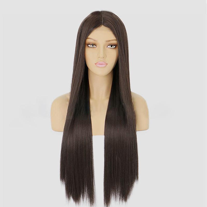 Fashion Long Straight Irregular Hair Tail Wig  |   Wigs Accessories Beige