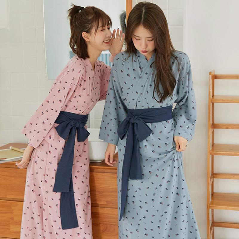 Flower V-Neck Lace Up Pajamas  |   Pajamas Clothing Blue