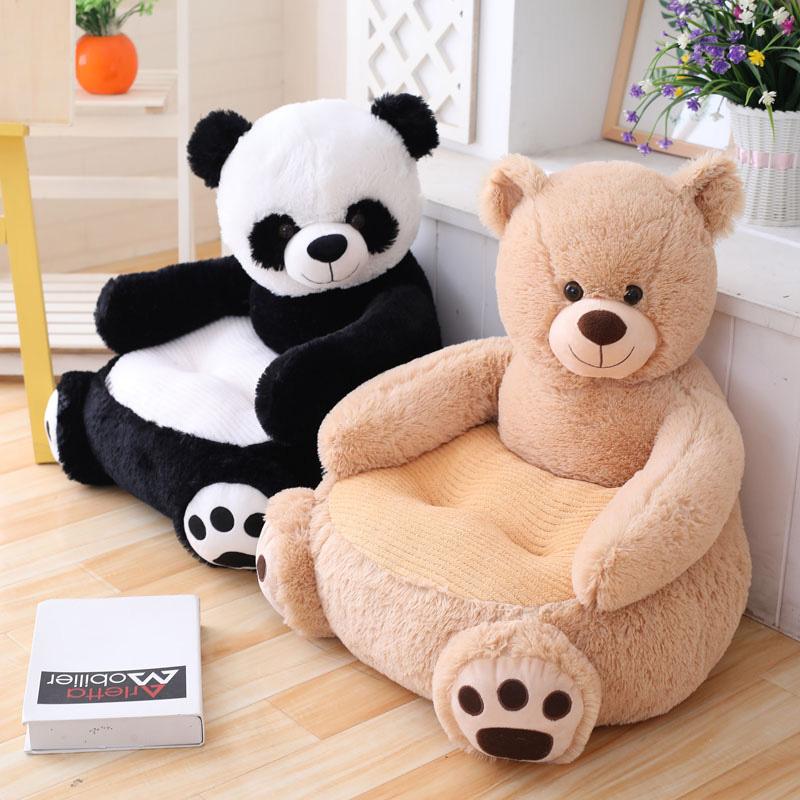 Kawaii Cartoon Animals Plush Seat Cushion  |   Plushies & Bedding Accessories Bear