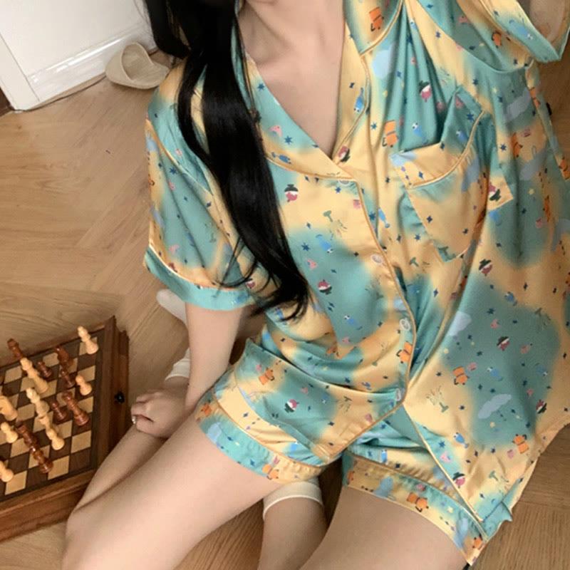 Kettle Ice Cream Print Pajamas Set  |   Pajamas Clothing Pajamas