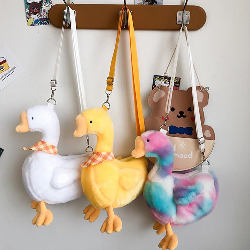 Lovely Cartoon Duck Doll Plush Crossbody Bag  |   Crossbody Bag Bags Crossbody Bag