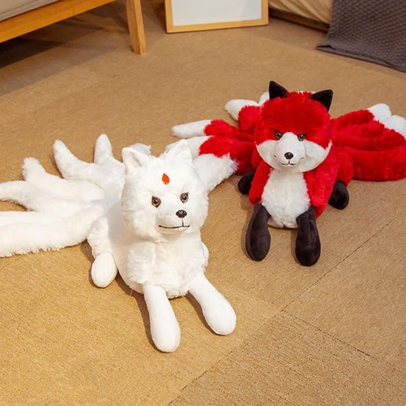 Lovely Nine-Tailed Fox Pillow Plush Toy  |   Plushies & Bedding Accessories Plushies & Bedding