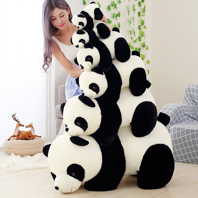 Panda Pillow Plush Toy  |   Plushies & Bedding Accessories Black & White