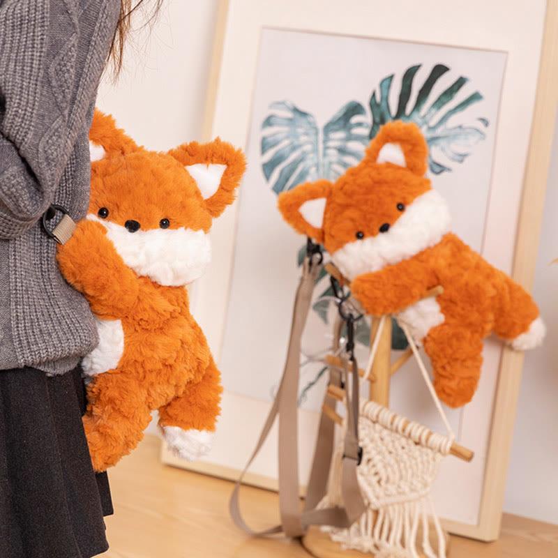 Plush Fox Crossbody Bag  |   Crossbody Bag Bags Crossbody Bag