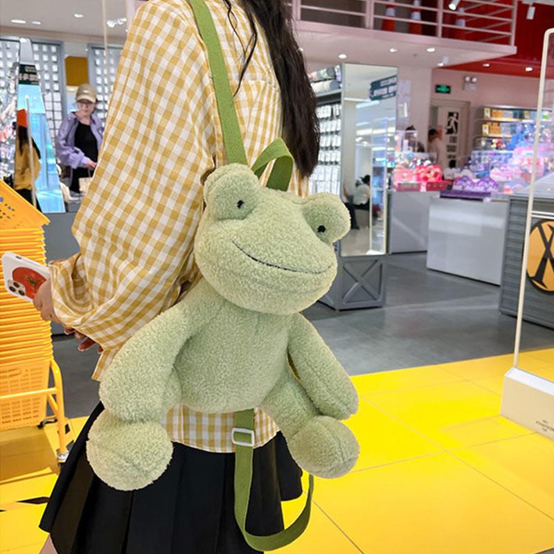 Plush Frog Backpack  |   Backpack Backpack Backpack