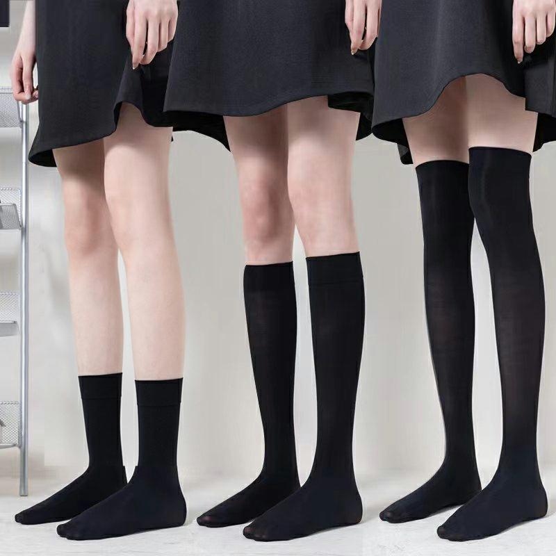 Pure Color Jk Stockings  |   Socks Accessories Beige