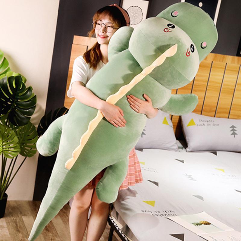 Smiling Kissing Dinosaur Pillow Plush Toy  |   Plushies & Bedding Accessories Blue A