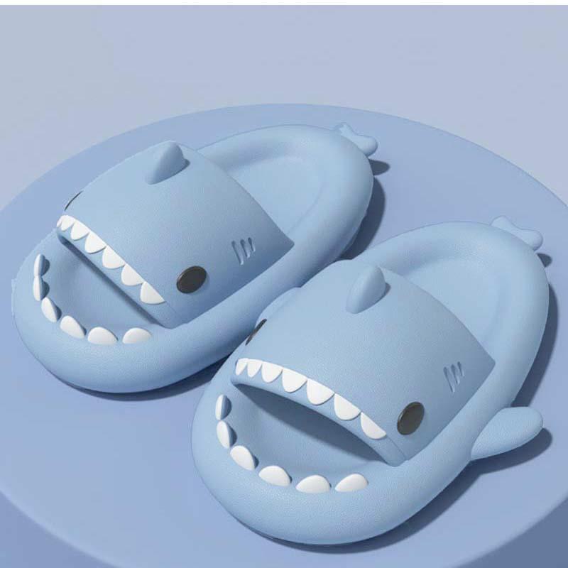 Cartoon Shark Casual Slippers  |   Slippers Shoes Blue